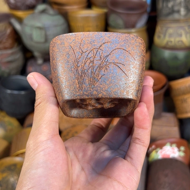 茶杯紫砂宜兴紫砂杯子