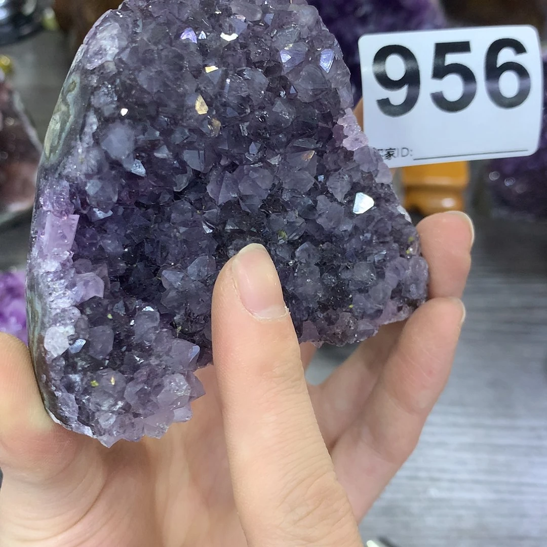 紫晶珠宝半成品未镶嵌956