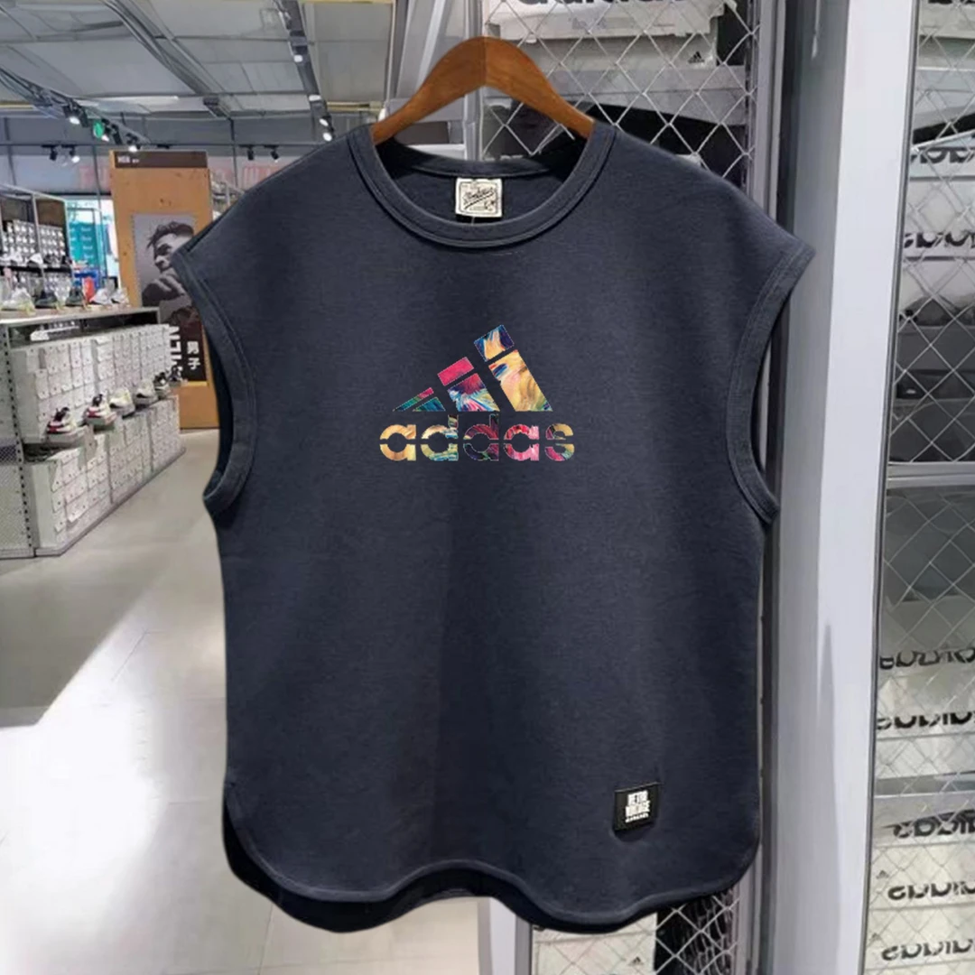 夏季品质篮球服背心宽松运动棉背心休闲清凉坎肩男