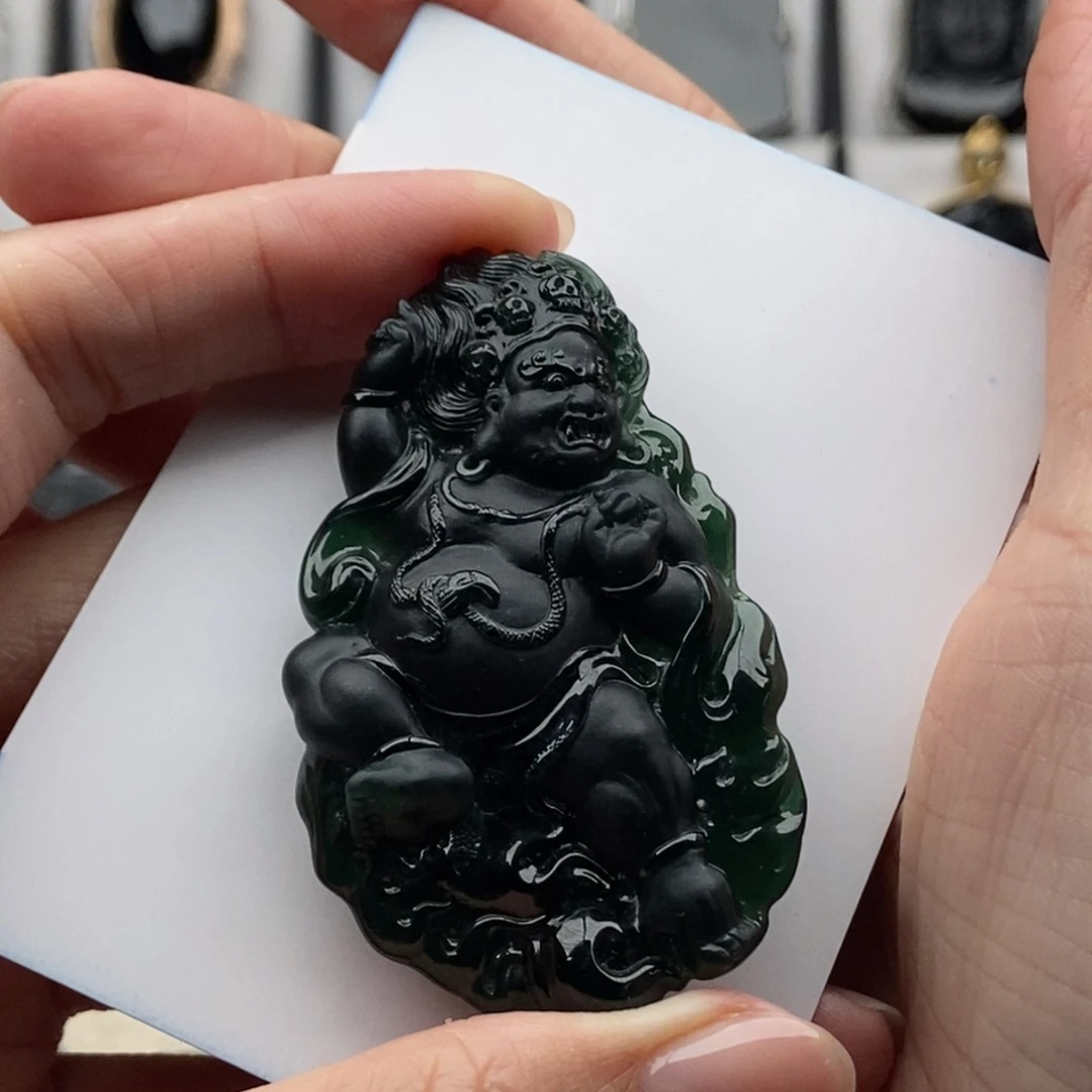 未镶嵌挂件翡翠唐*福不动