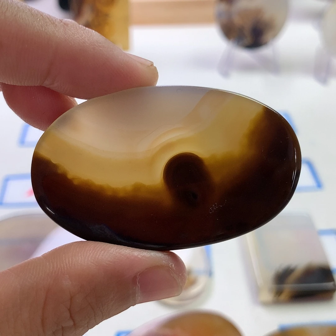 未镶嵌玛瑙/玉髓珠宝半成品