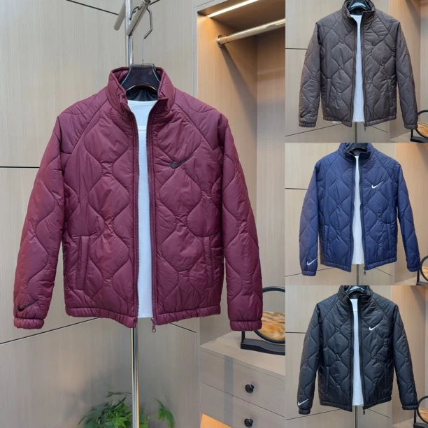 早冬新款立领刺绣百搭休闲薄棉棉衣外套9909