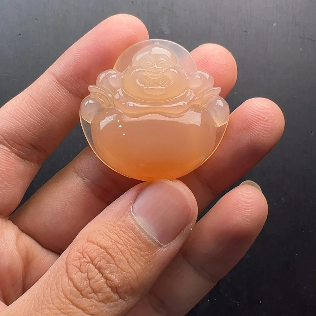 石英质玉（黄龙玉）未镶嵌颈饰