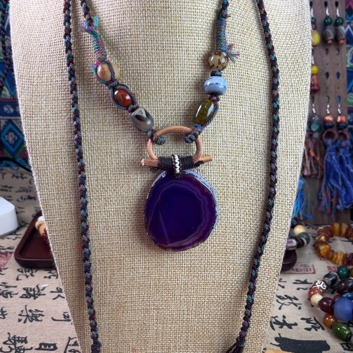 玛瑙/玉髓未镶嵌颈饰