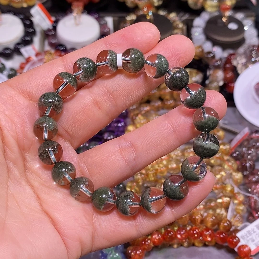 未镶嵌手链水晶绿幽灵10