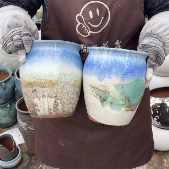 红陶口16高21瑕疵