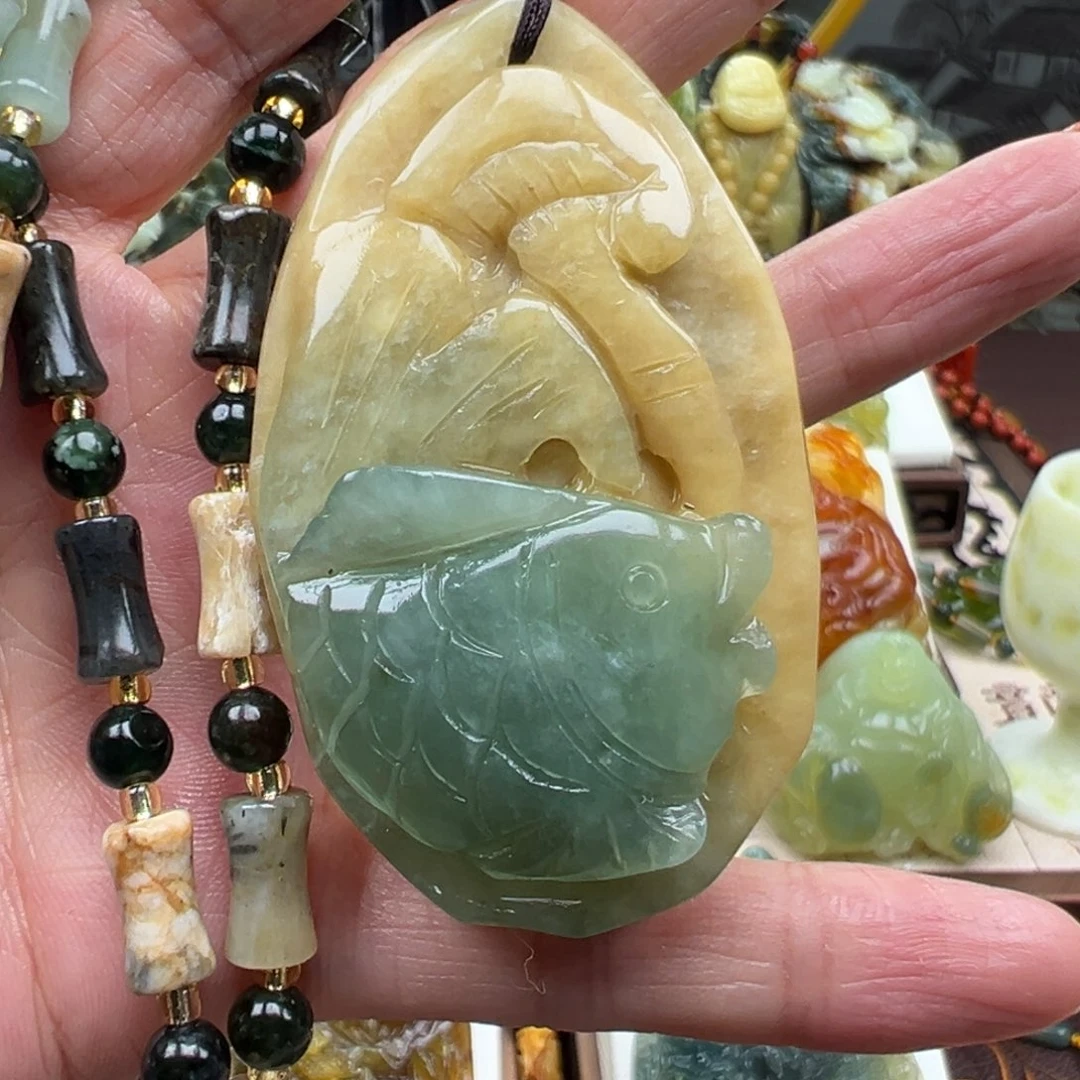 岫玉未镶嵌挂件挂件