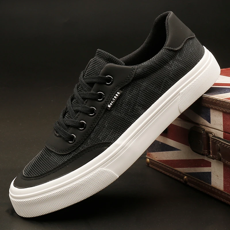 25629夏季新款舒适透气网鞋韩版低帮百搭国潮男鞋休闲开车旅游鞋