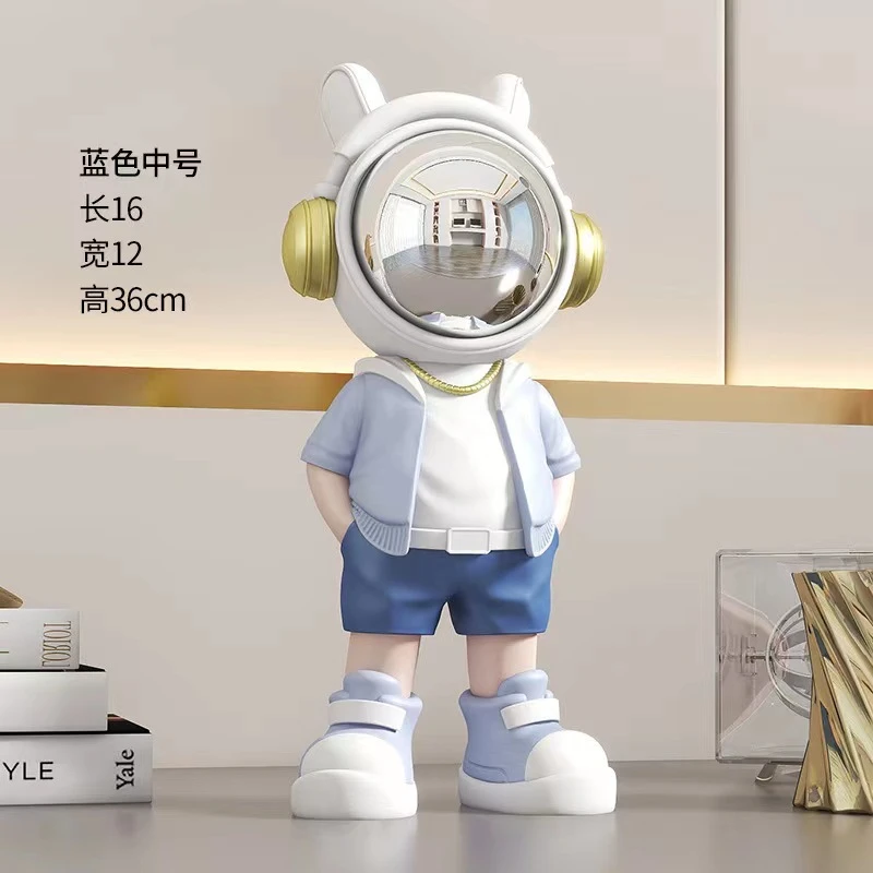 轻奢太空人宇航员摆件客厅房间酒柜电视柜书柜家居装饰品创意礼物