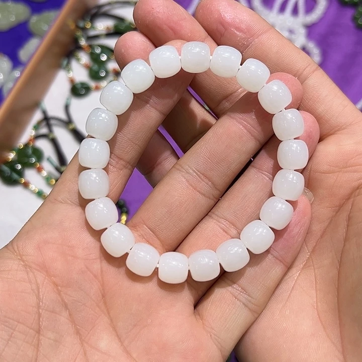 和田玉未镶嵌手串