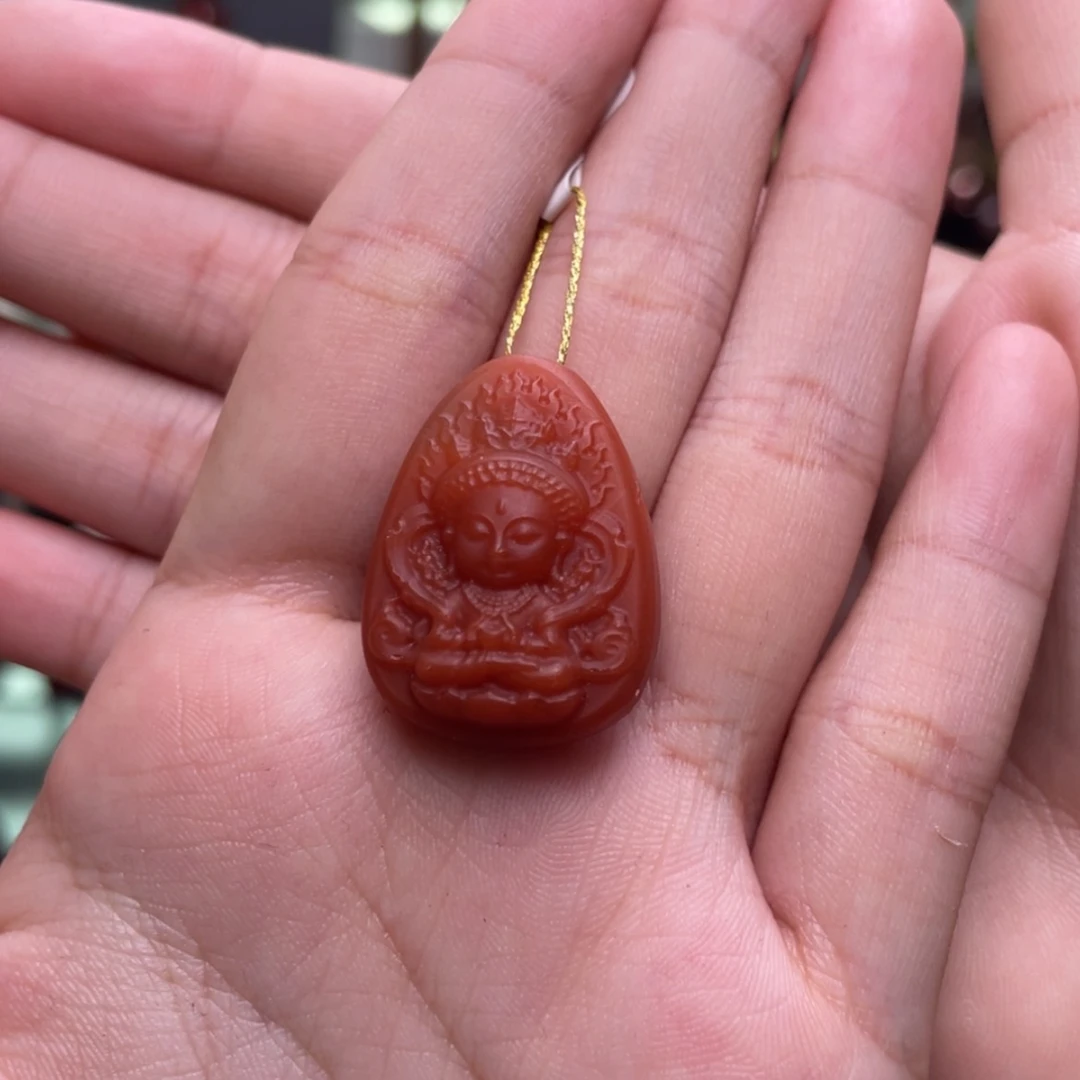 【闪购商品】未镶嵌度母吊坠南红玛瑙
