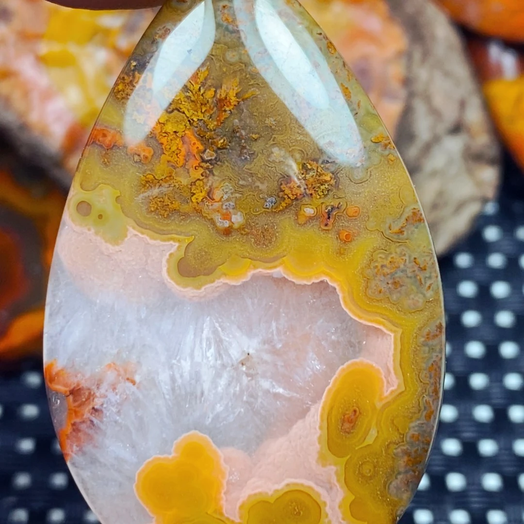 未镶嵌吊坠(不含链)玛瑙/玉髓洋*