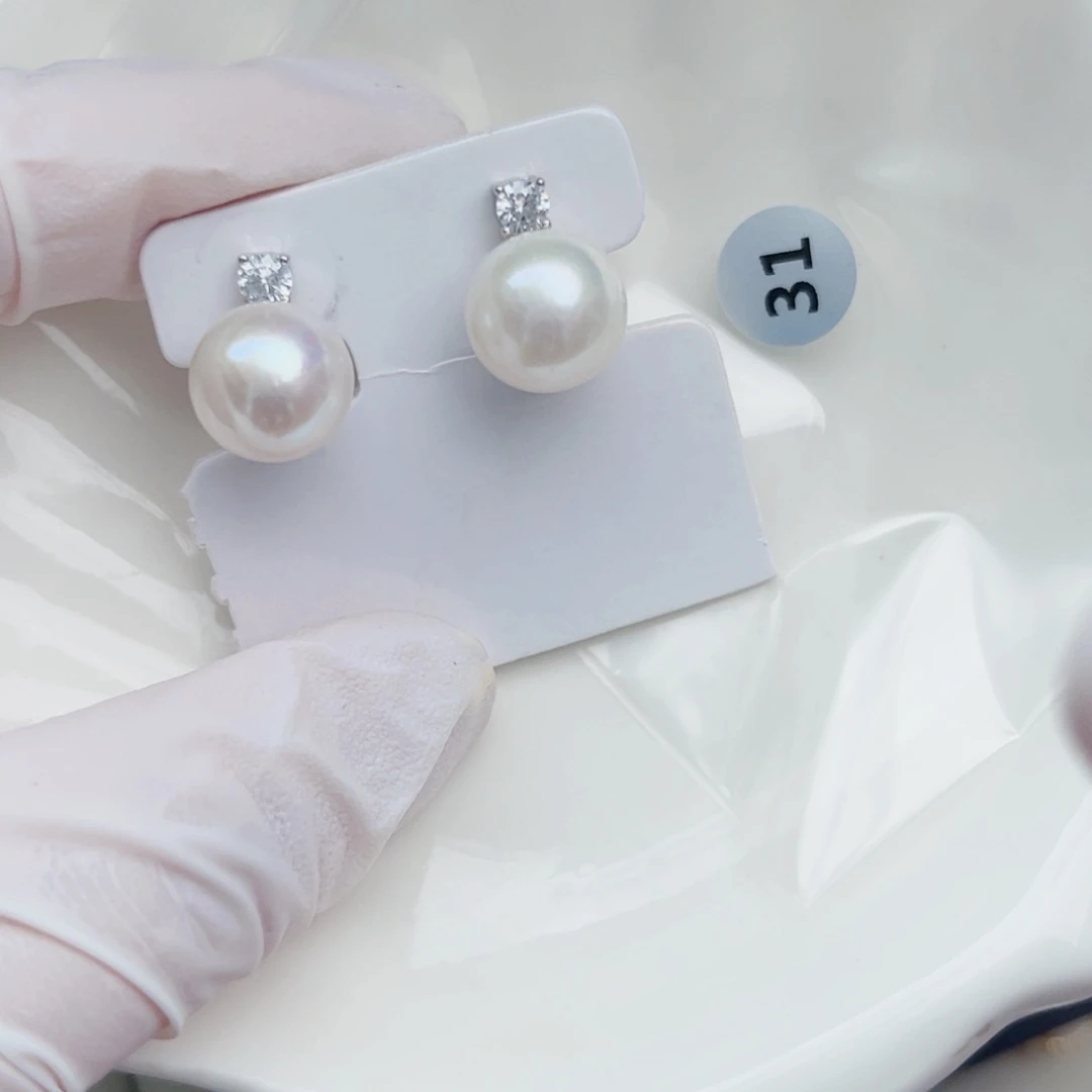 淡水珍珠银S925镶嵌颈饰