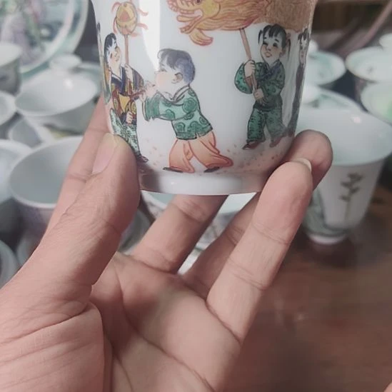 戴玉衡手绘陶瓷杯子