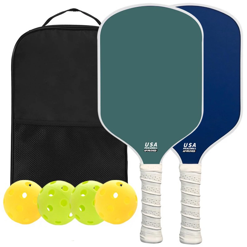 纯色碳纤维匹克球拍 pickleball 匹克球户外运动套装组合
