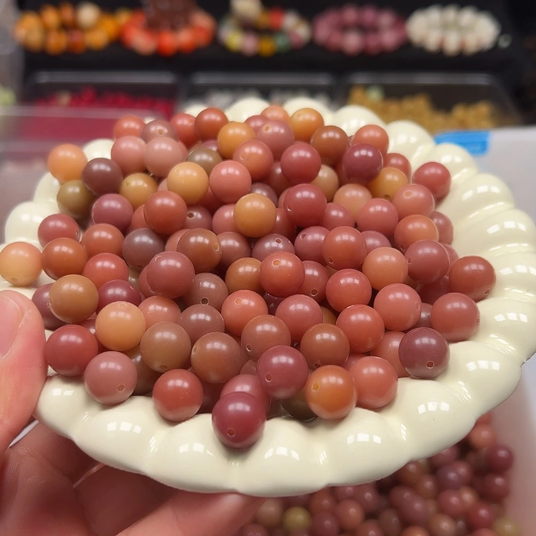 手串菩提根/象牙果120颗人鱼姬圆珠12尺寸