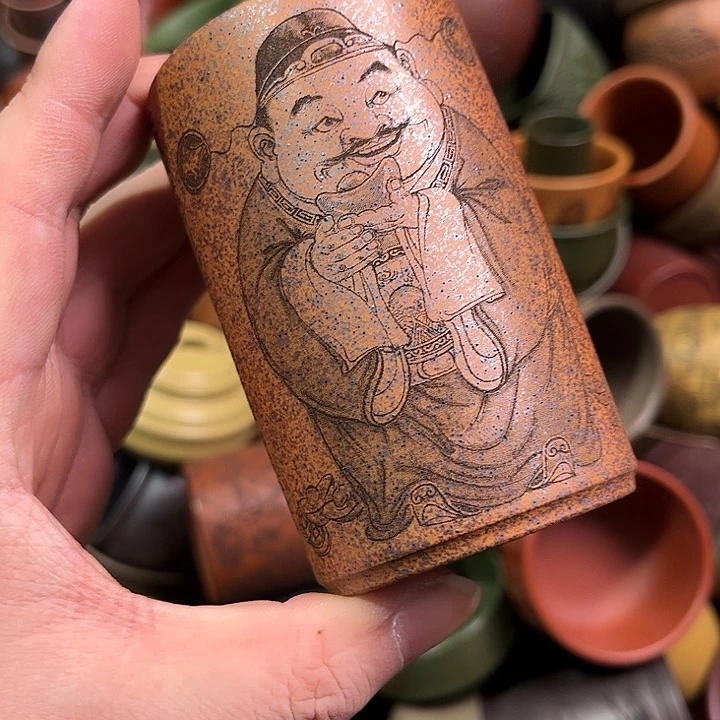 紫砂茶杯全手工紫砂主人杯