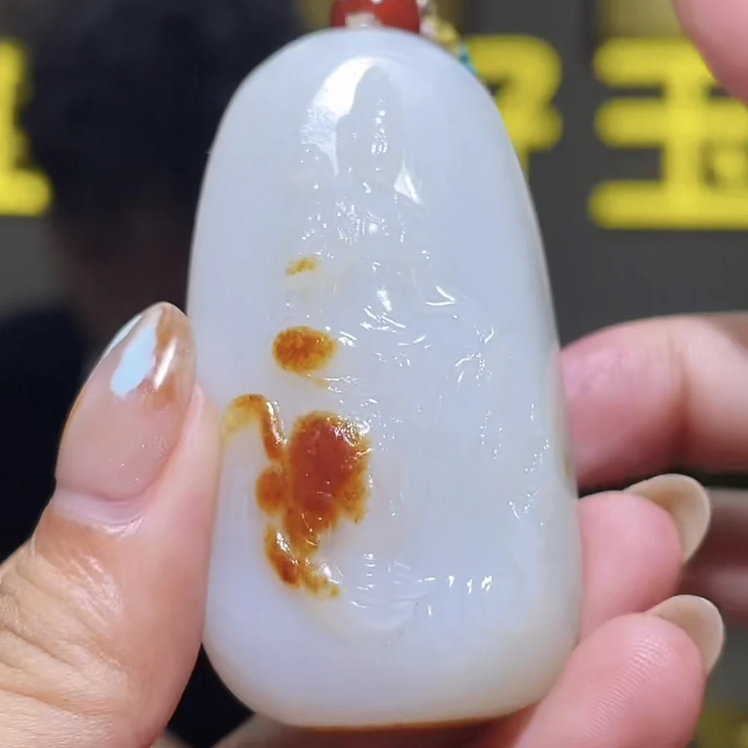 手把件货玉石把玩件文玩摆件D2