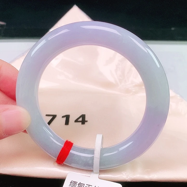 翡翠未镶嵌手镯（圆镯）714