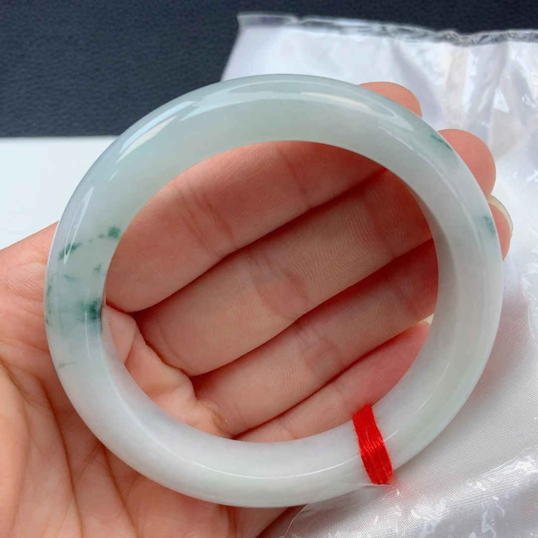 未镶嵌手镯翡翠55圈