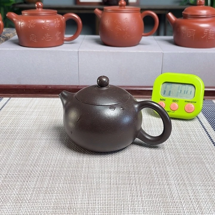 老***祝紫砂茶壶宜兴原矿手工紫砂壶