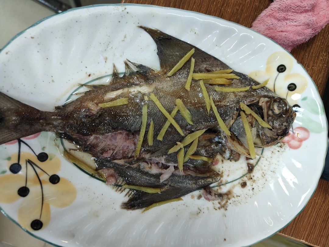 [霉香咸黑鲳]潮汕汕尾港船腌梅香乌鲳鱼黑鲳鱼(没吃过梅香勿拍)