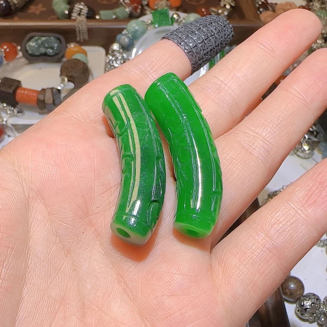 陶瓷绿翡半镯13141314