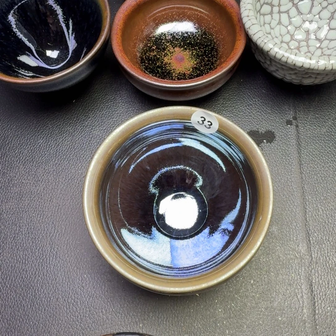 摆件古时茶器建窑建盏33