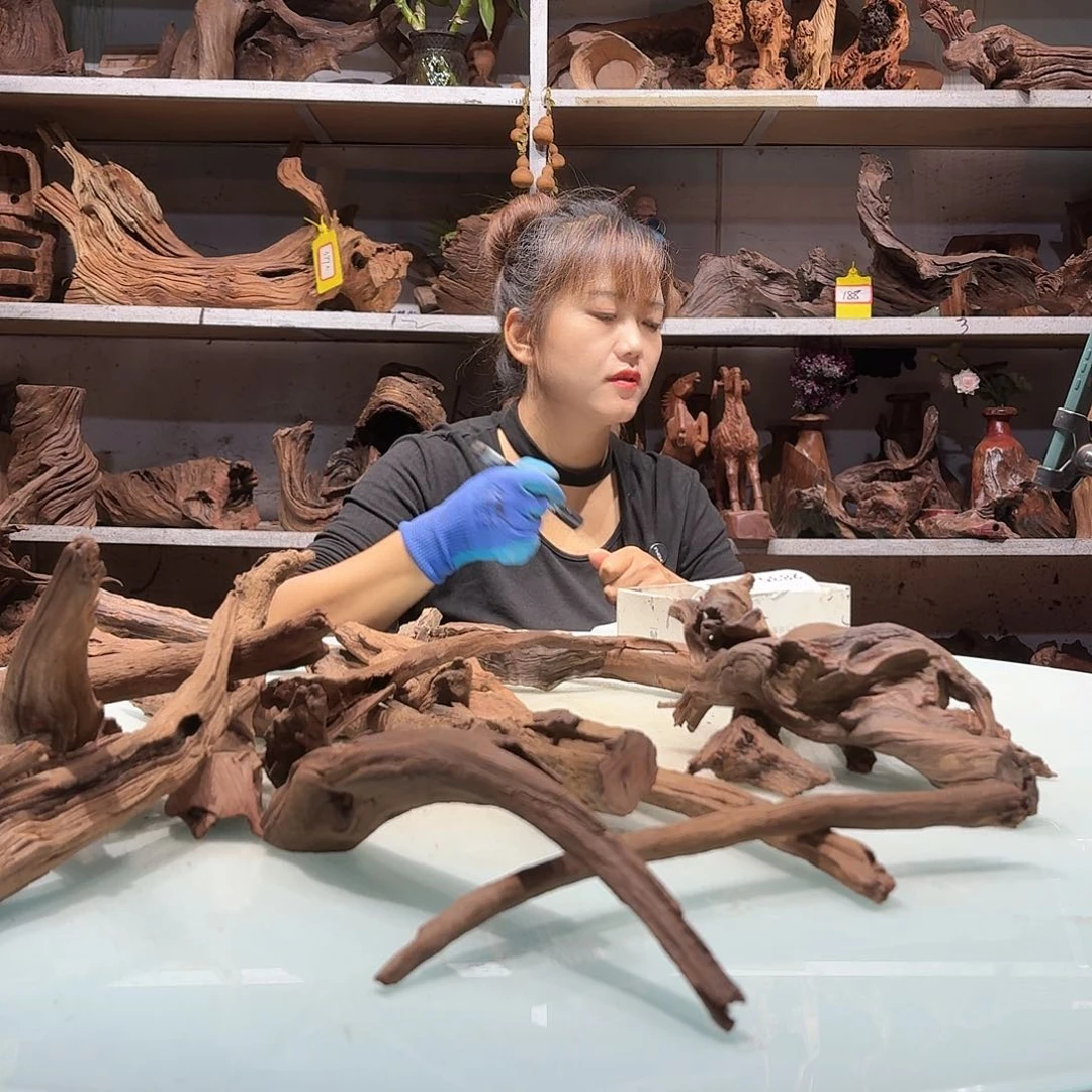 紫砂倍储沉木不**忆2828紫柚枝条不包沉