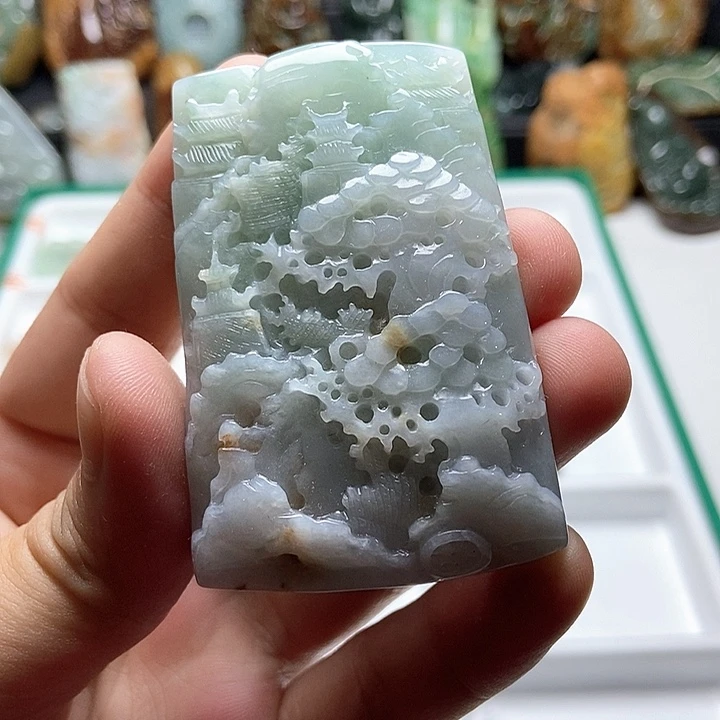 翡翠未镶嵌颈饰翡翠a货