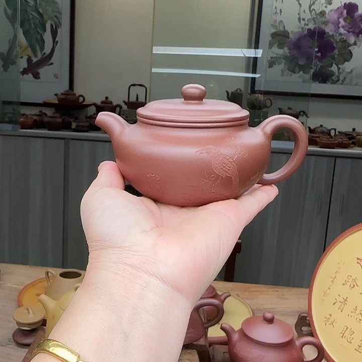 茶壶紫砂底槽清180 c C夫妻双国工作品