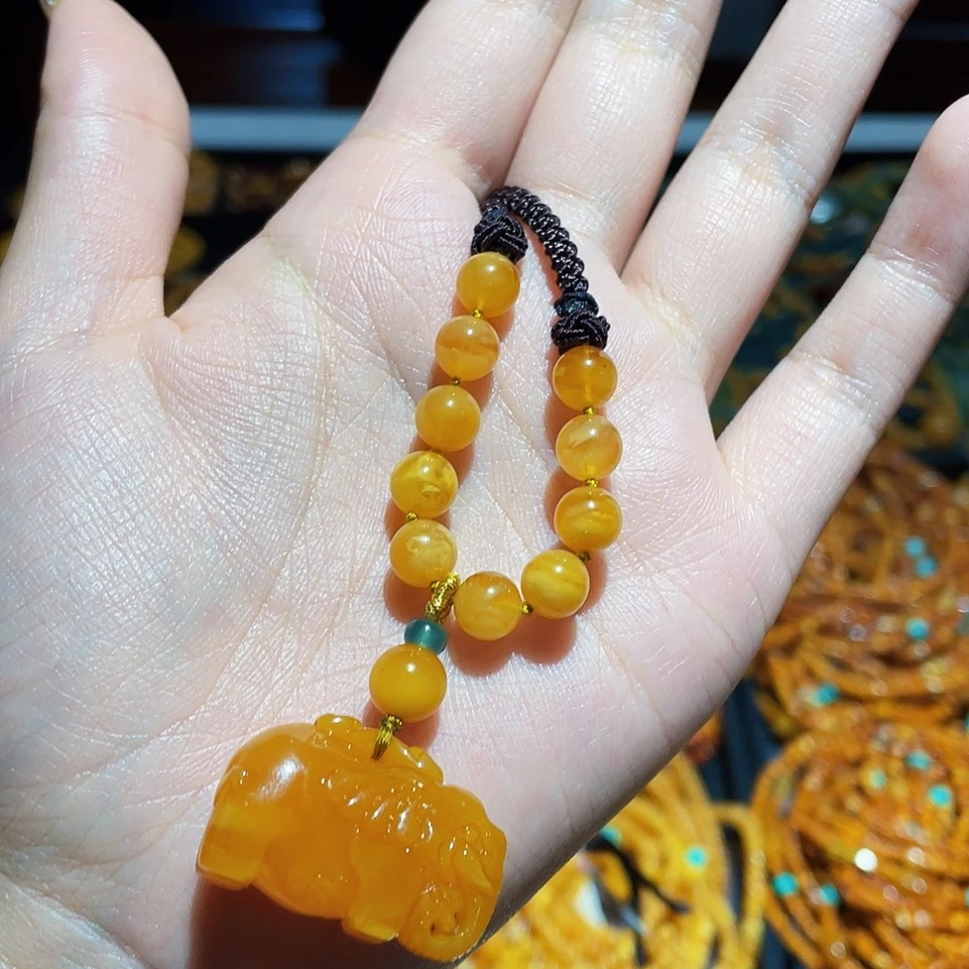 蜜蜡未镶嵌手链手串