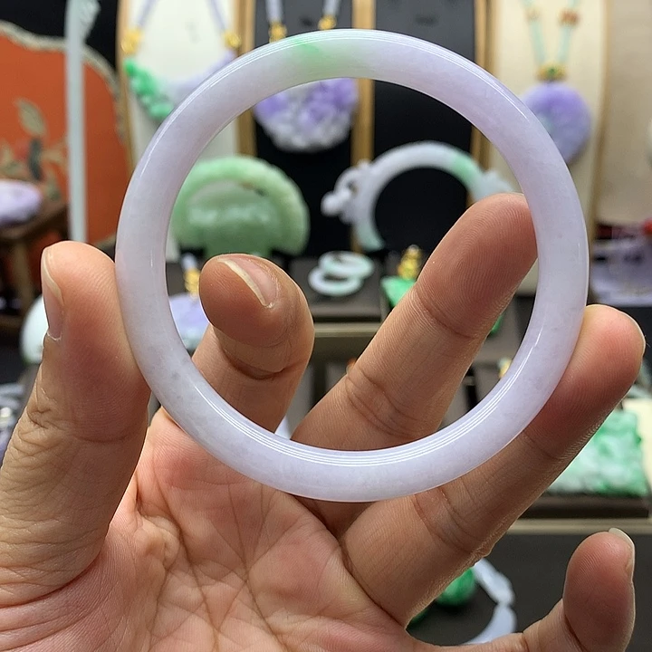 未镶嵌手链翡翠翡翠手镯圈口56.4
