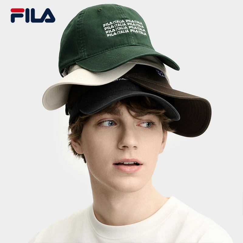 Fila/斐乐男女同款百搭春夏透气多彩帽子软顶棒球帽F13U529233F