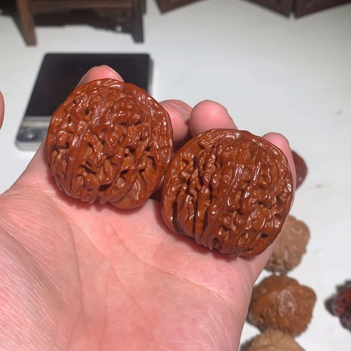 文玩核桃把件四座楼17.43