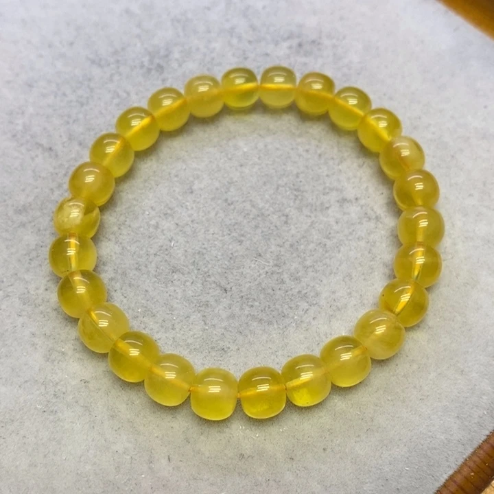 蜜蜡裸石未镶嵌手串