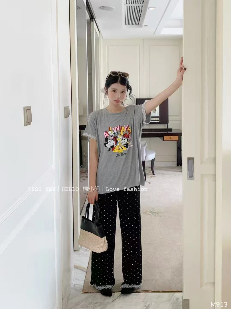 100_150舒适带胸垫家居服