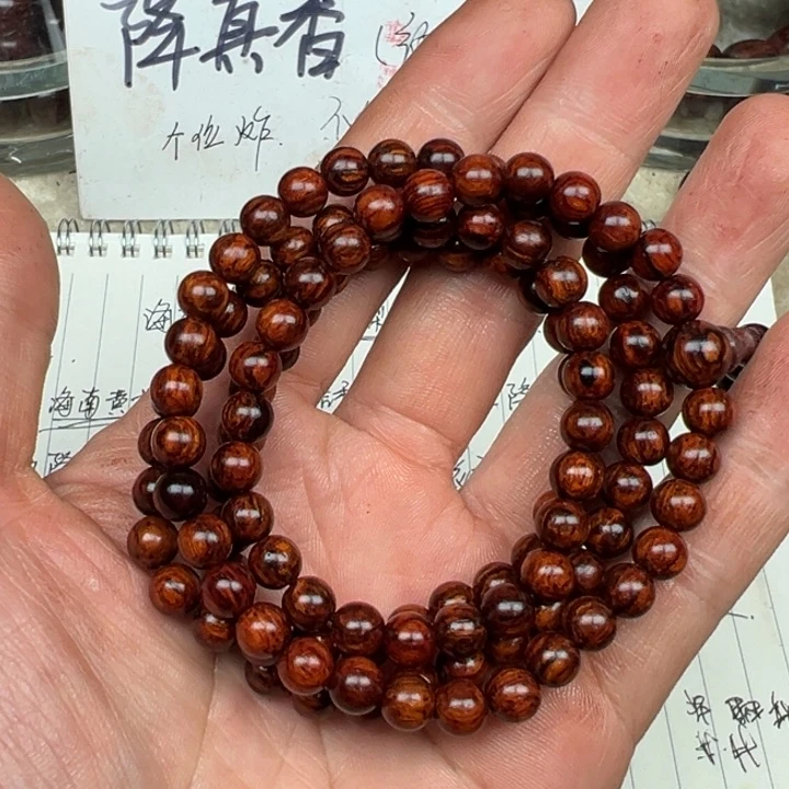 降真香手串/手链集*窑海南红降06*108圆珠全品
