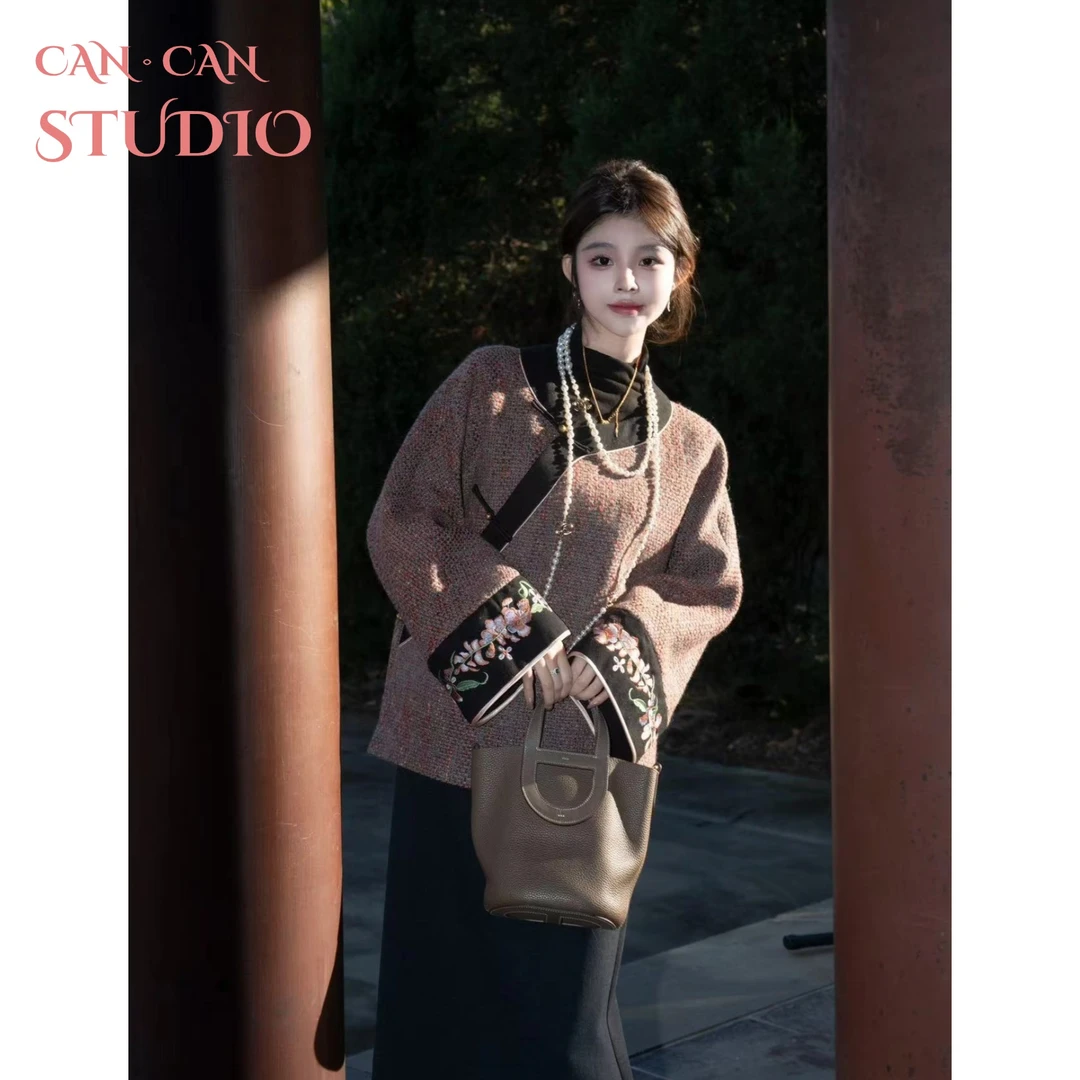 CANCAN STUDIO【红妆戏】新中式原创设计上衣G77375