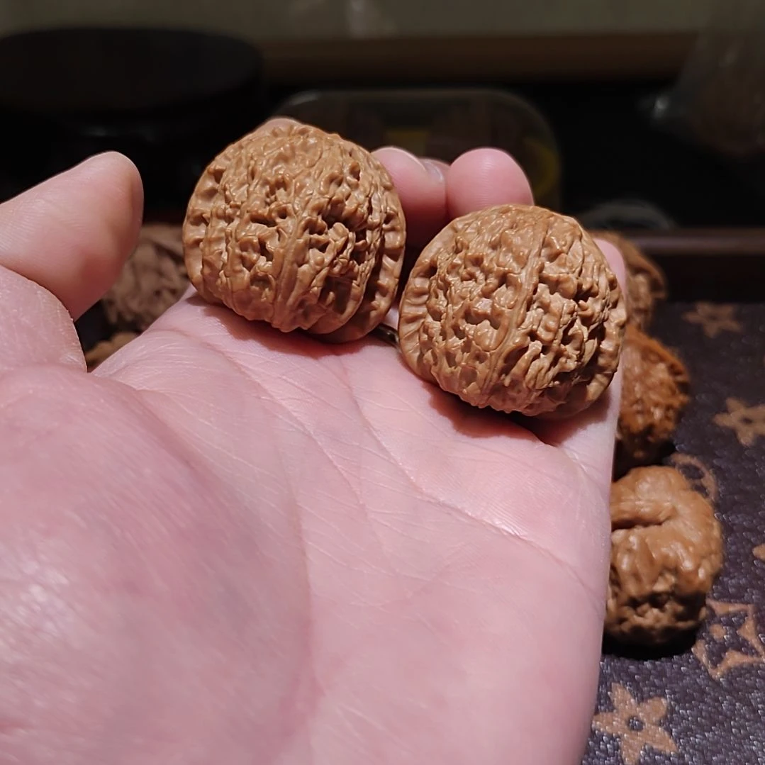 吊坠文玩核桃38白狮子