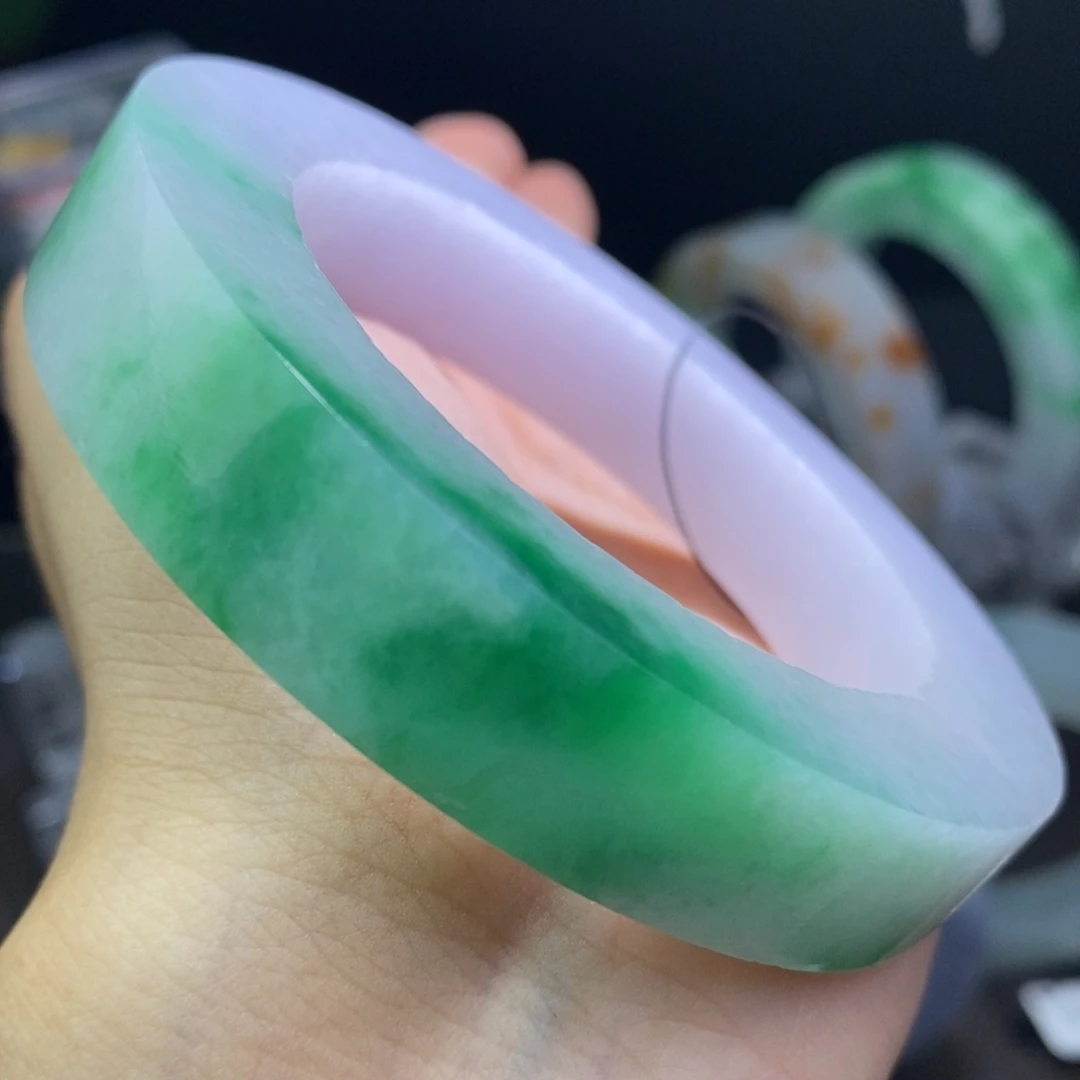 定制翡翠翡翠手镯54-64未镶嵌