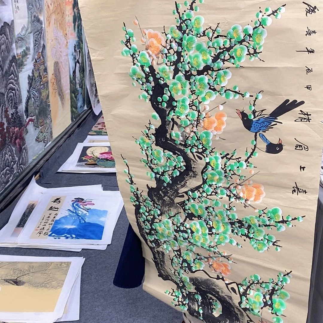 国画国画手绘作品