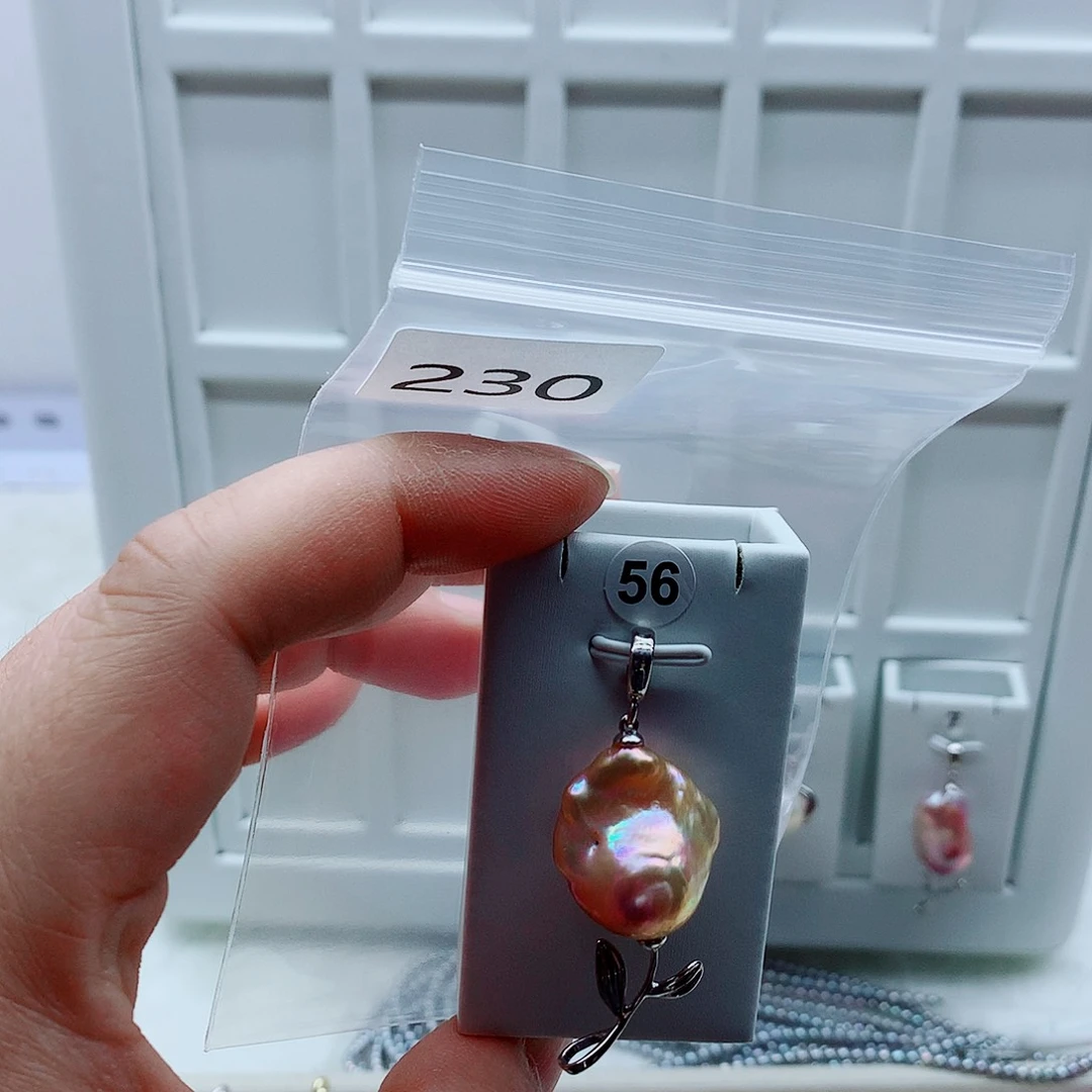 淡水珍珠吊坠(不含链)合金