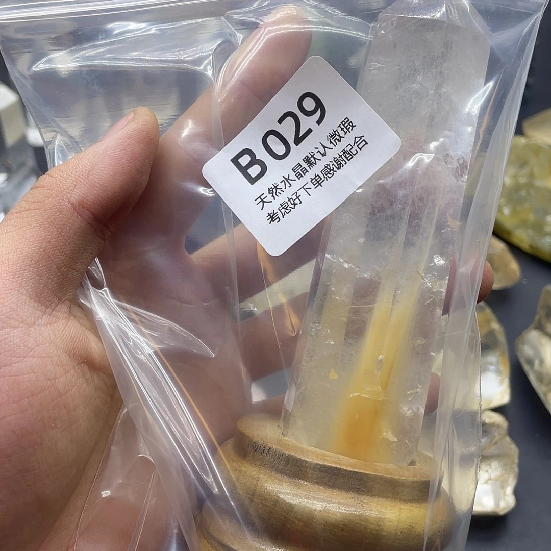 水晶天然水晶摆件未镶嵌飞***^