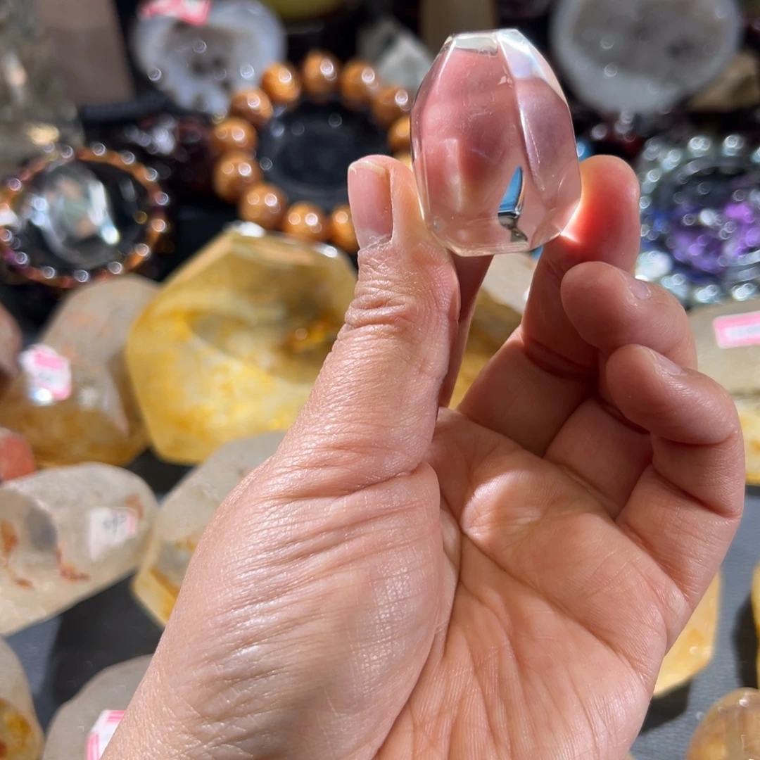 水晶未镶嵌手串吊坠