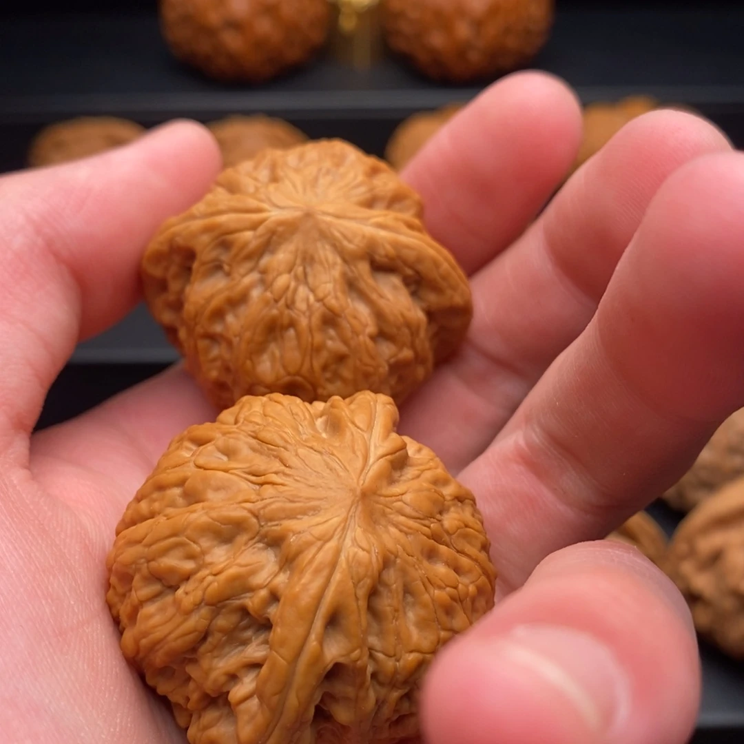 蓝***越文玩核桃把件铁锤