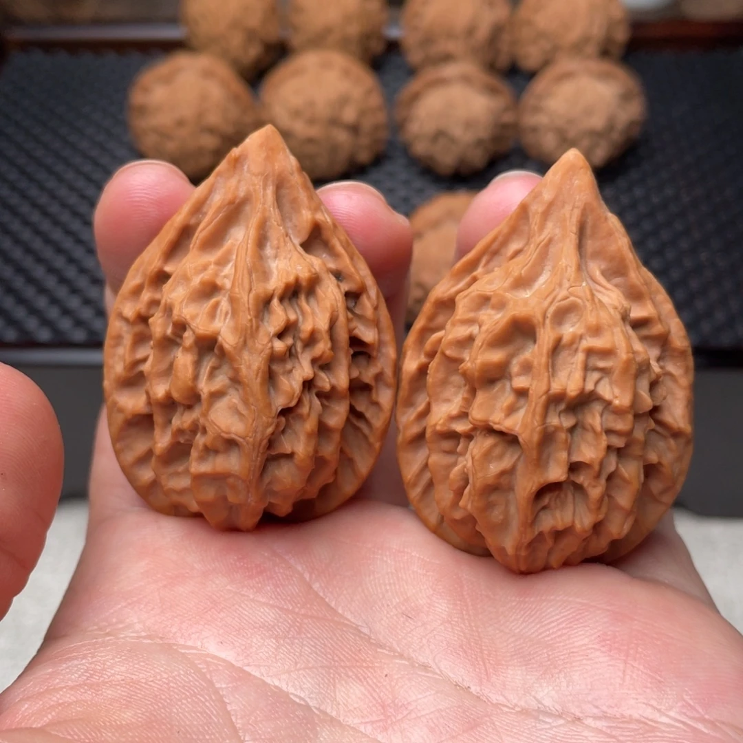 木***木文玩核桃吊坠红缨枪