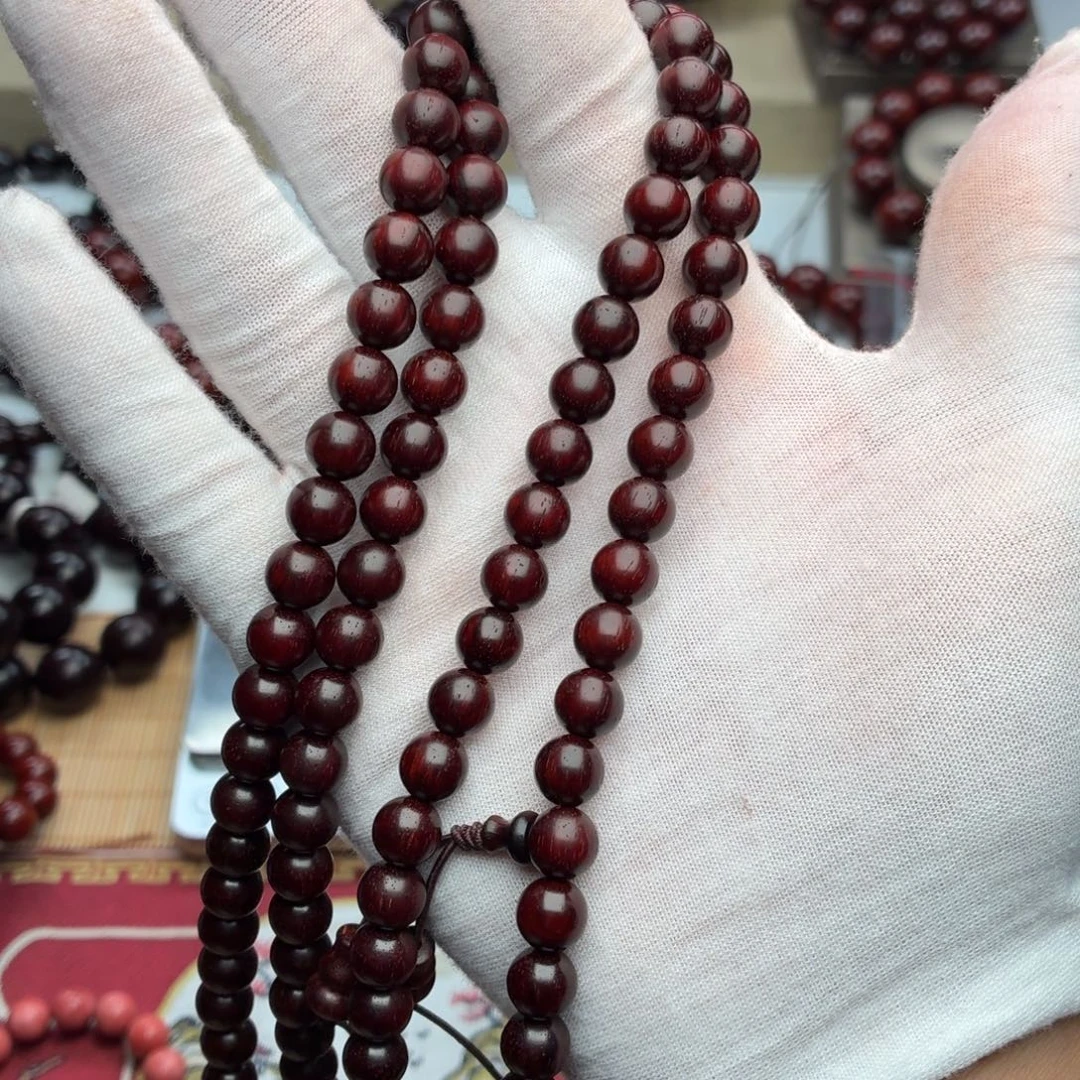 @***菲小叶紫檀手串/手链0.8