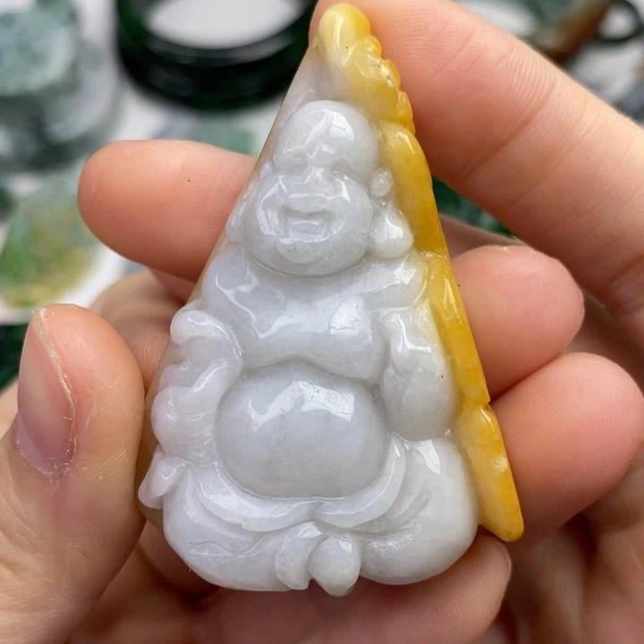 颈饰未镶嵌翡翠吊坠