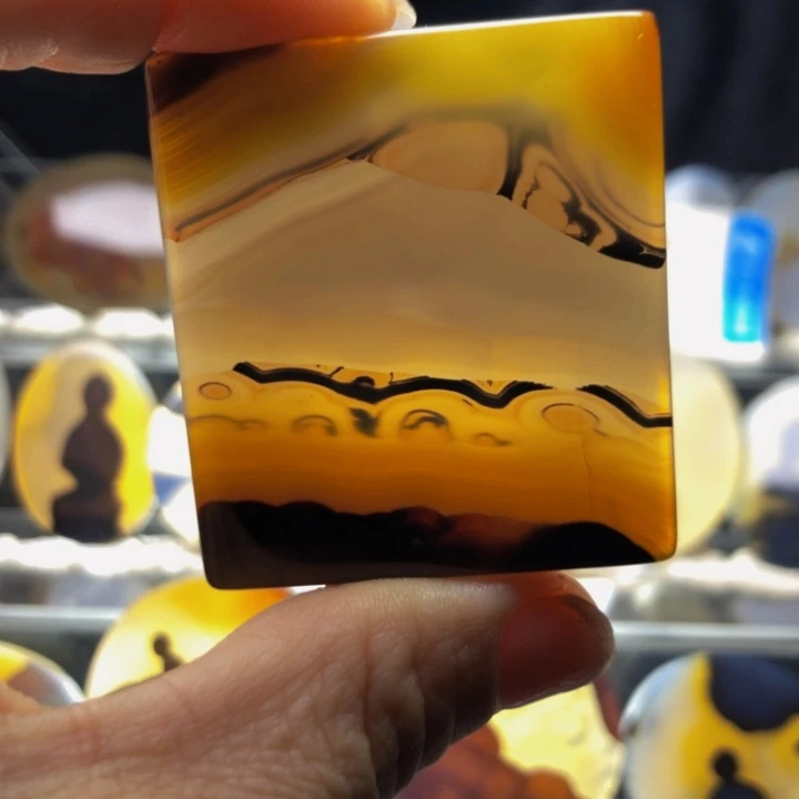 合金玛瑙/玉髓珠宝奇石129